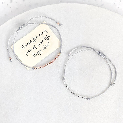 Happy 16th Bead For Every Year Friendship Bracelet