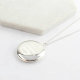 60th Birthday Vintage Sixpence Locket Necklace
