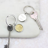 1955 70th Birthday Personalised Threepence Keyring