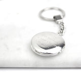 60th Birthday Lucky Sixpence Vintage Locket Keyring