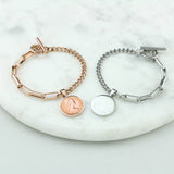 Personalised 1975 50th Birthday Halfpenny Bracelet