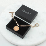 Personalised 1975 50th Birthday Halfpenny Bracelet