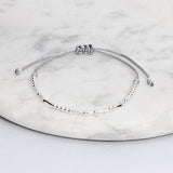 Sterling Silver 'Happy 50th' Morse Code Bracelet