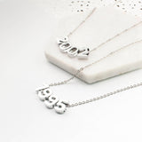 Silver or Gold Birth Date Necklace