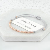 Best Friend Morse Code Bracelet