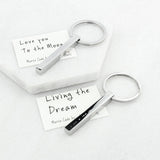 Personalised Morse Code Bar Keyring