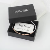 Best Friend Morse Code Bracelet