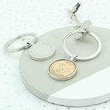 1945 80th Birthday Personalised Farthing Keyring