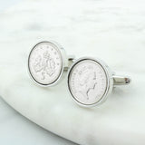 Personalised 1995 30th Birthday Five Pence 5p Cufflinks