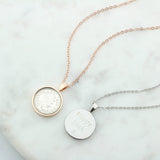 Personalised 16th Birthday Five Pence Necklace