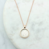 Personalised 16th Birthday Five Pence Necklace