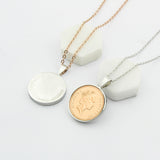 Personalised 30th 1995  Birthday One Pence Necklace