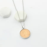 Personalised 30th 1995  Birthday One Pence Necklace