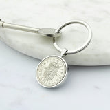 Personalised 1965 60th Birthday Shilling Keyring