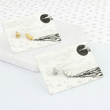 Reindeer And Christmas Tree Earrings