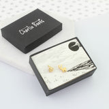 Reindeer And Christmas Tree Earrings