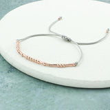 'A New Chapter' Morse Code Bracelet