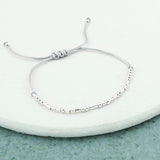 'Happy 21st' Birthday Morse Code Bracelet