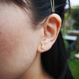 Reindeer And Christmas Tree Earrings