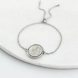 Any Date Personalised Sixpence Coin Bracelet