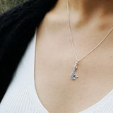 Sterling Silver Giraffe Pendant Necklace