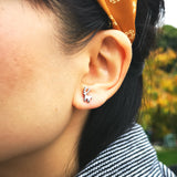 Reindeer And Christmas Tree Earrings