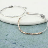 'Strong Woman' Morse Code Bracelet