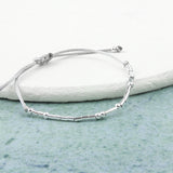 'Strong Woman' Morse Code Bracelet