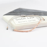 Morse Code 'Sister Love' Bracelet