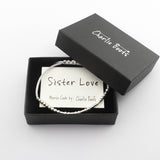 Morse Code 'Sister Love' Bracelet