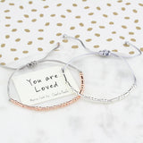 You Are Loved Morse Code Bracelet