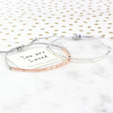 You Are Loved Morse Code Bracelet