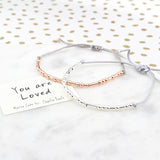 You Are Loved Morse Code Bracelet