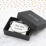 You Are Loved Morse Code Bracelet
