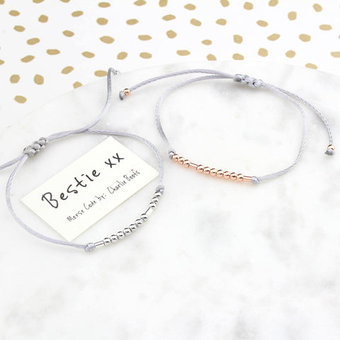 Bestie Morse Code Bracelet