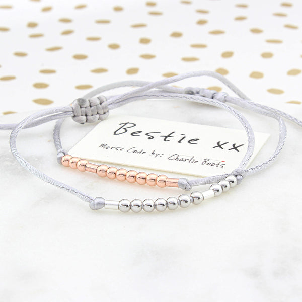 Best friend sale morse code bracelet