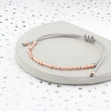 'Strong Woman' Morse Code Bracelet