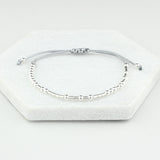 Warrior Goddess Morse Code Bracelet