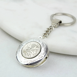 1928 to 1967 Lucky Sixpence Vintage Locket Keyring