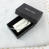 A New Chapter Sterling Silver Morse Code Chain Bracelet