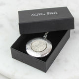 60th Birthday Lucky Sixpence Vintage Locket Keyring