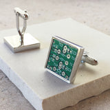 Personalised Genuine Circuit Board Cufflinks