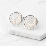 18th Birthday Twenty Pence Cufflinks