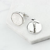 Personalised 21st Birthday Twenty Pence Coin Cufflinks