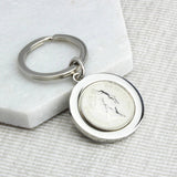 18th Or 21st Personalised Ten Pence Keyring