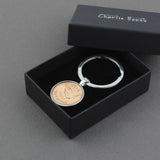 1945 80th Birthday Personalised Farthing Keyring