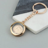 1955 70th Or 1945 80th Birthday Farthing Locket Keyring