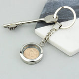 1955 70th Or 1945 80th Birthday Farthing Locket Keyring