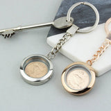 1955 70th Or 1945 80th Birthday Farthing Locket Keyring