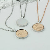Personalised 1955 70th Birthday Farthing Necklace